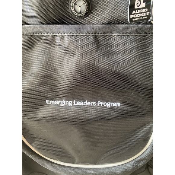 OGIO Backpack with Built In Audio Port Pocket Black Emerging Leaders Program - Picture 6 of 8